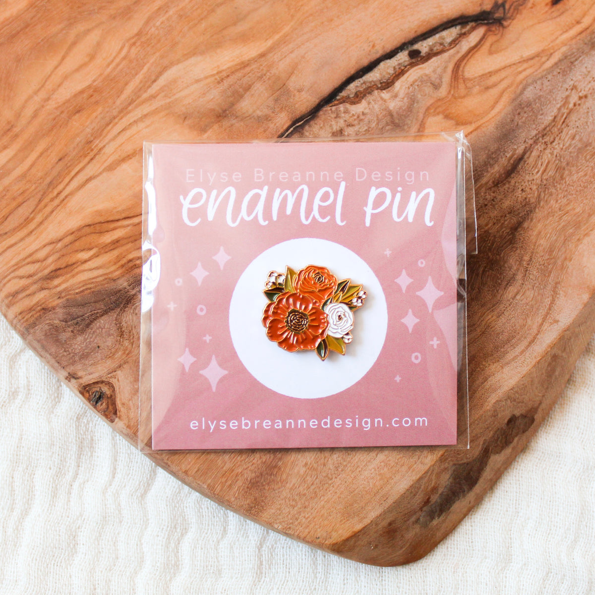 Enamel Pin, 1x1"
