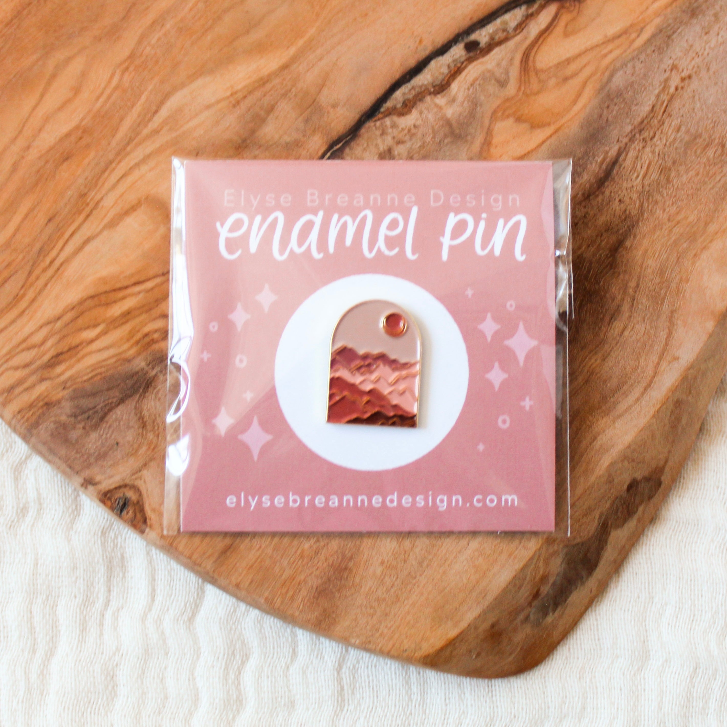 Enamel Pin, 1x1"