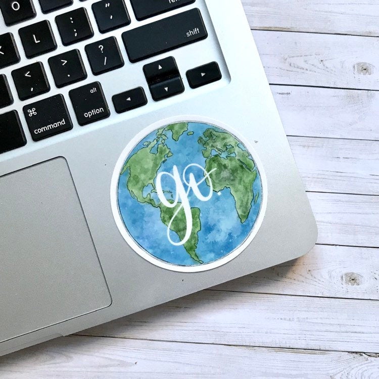 Waterproof Vinyl Sticker, 3x3"