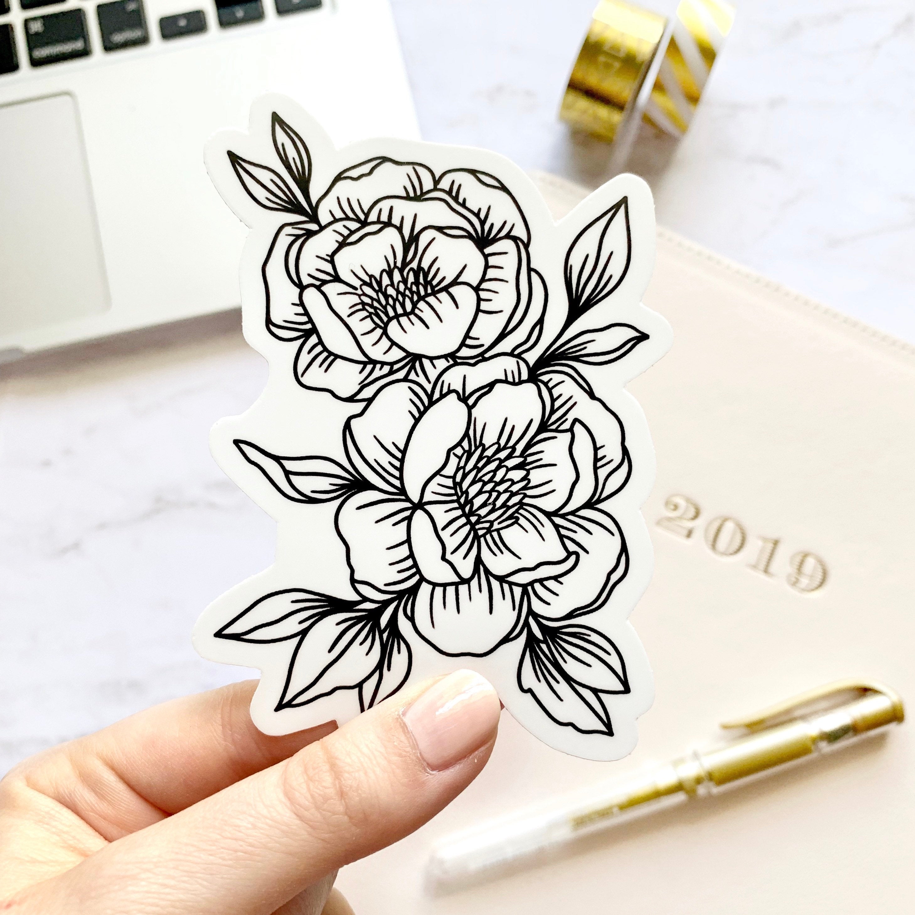 Waterproof Vinyl Stickers, 4x3"