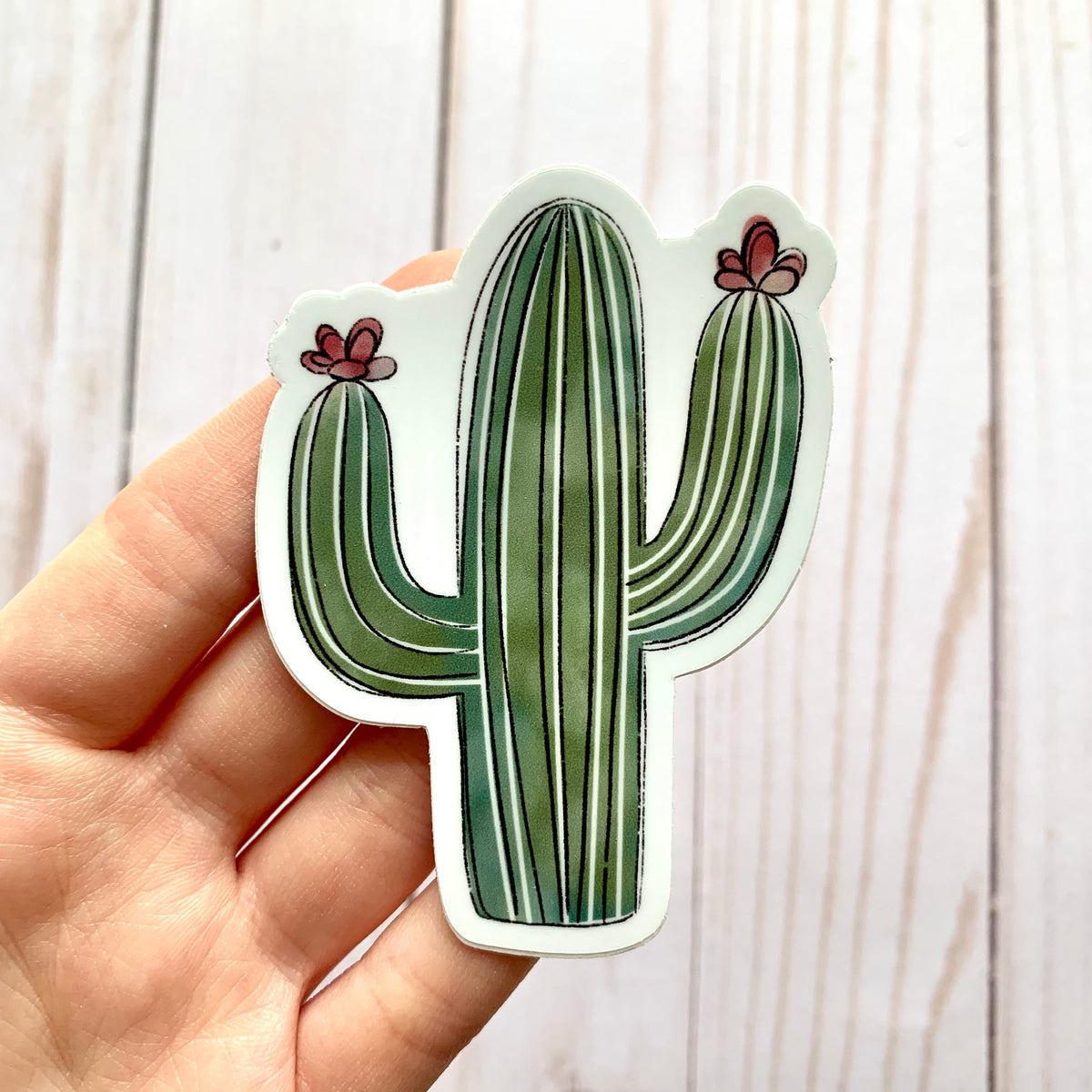 Waterproof Vinyl Sticker, 3x2.25"