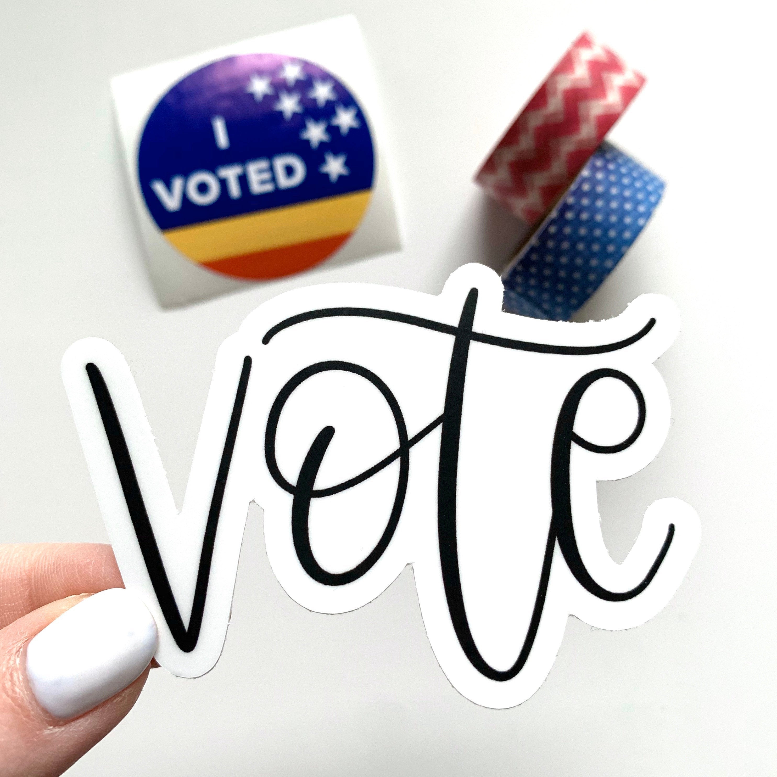 Waterproof Vinyl Sticker, 3x2"