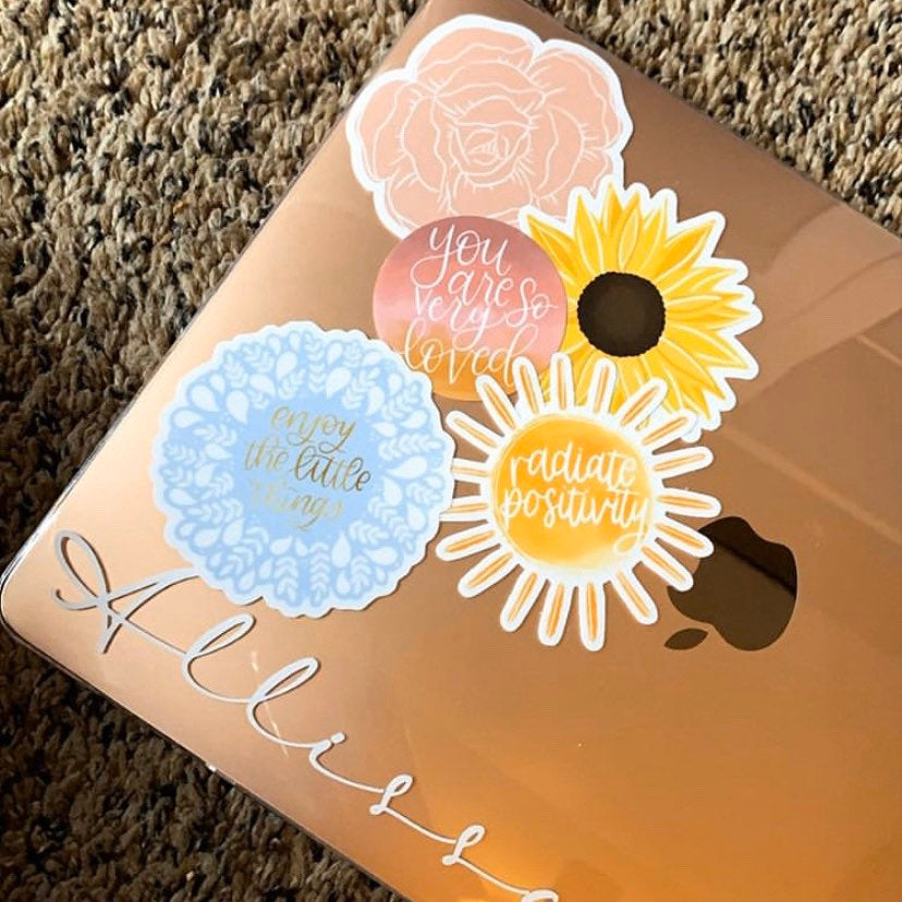Waterproof Vinyl Sticker, 3x3"