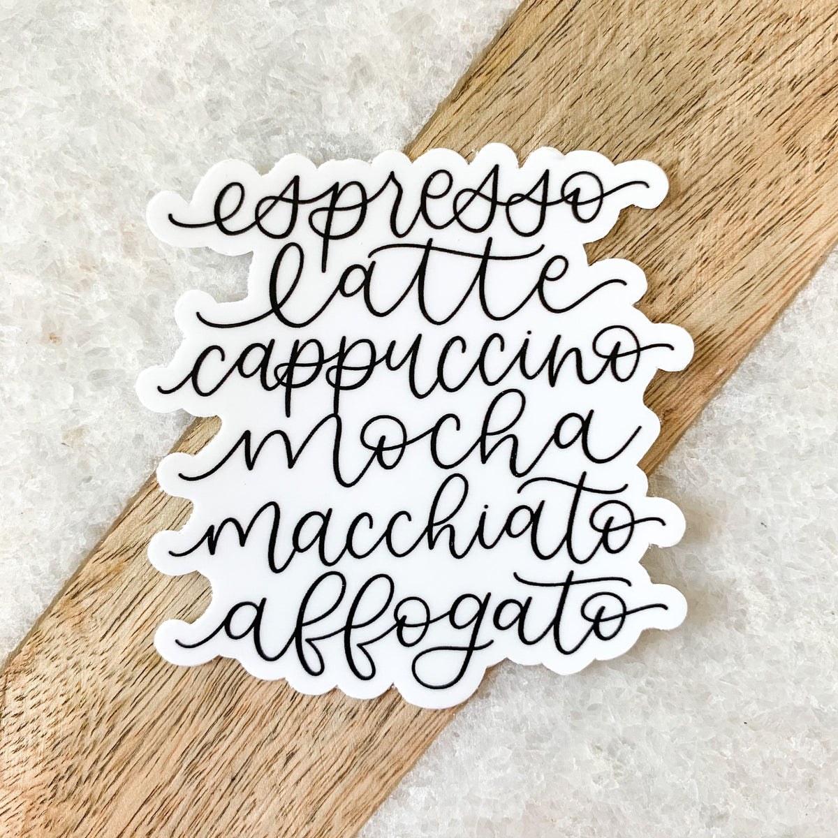 Waterproof Vinyl Sticker, 3x3"