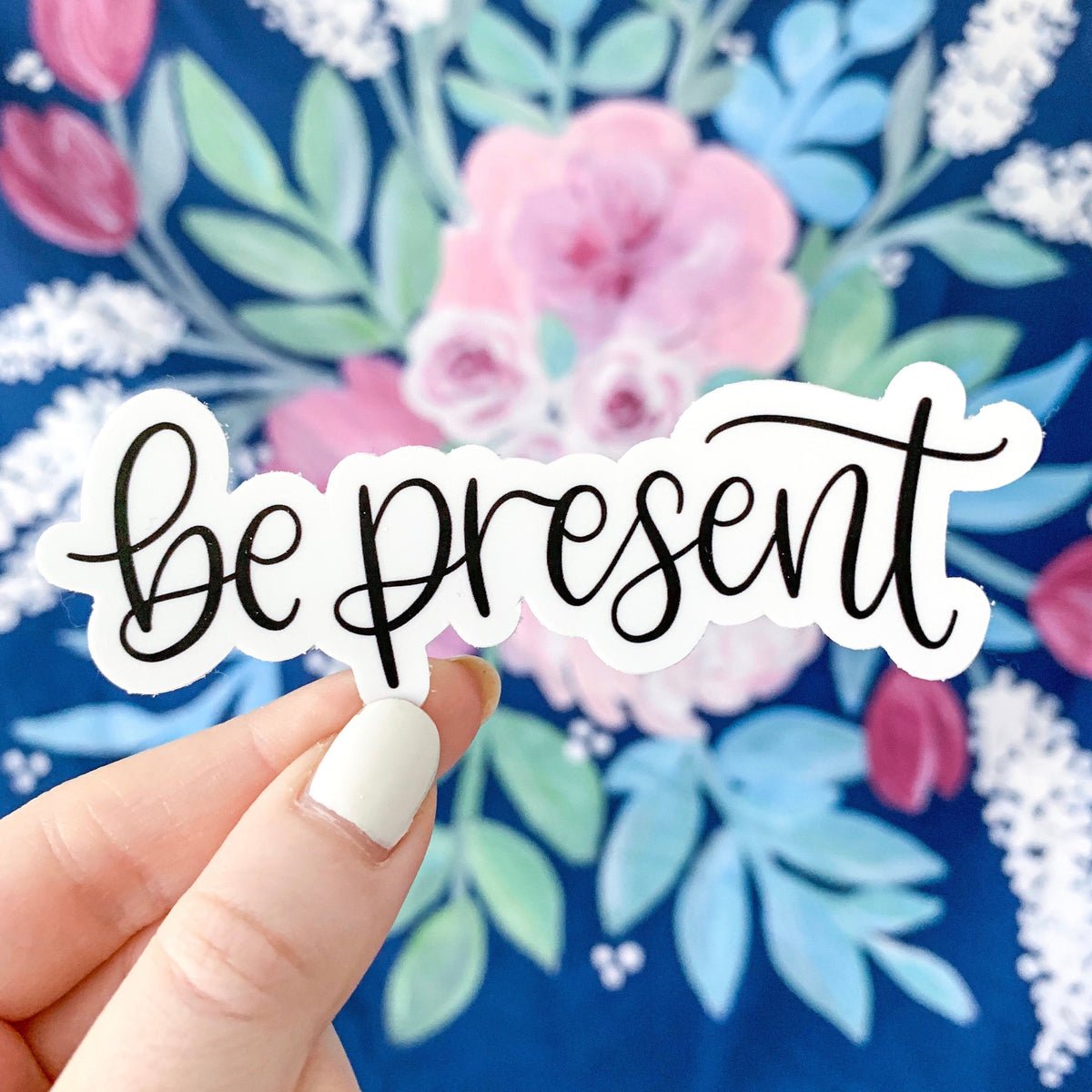 Waterproof Vinyl Sticker, 4x1.5"