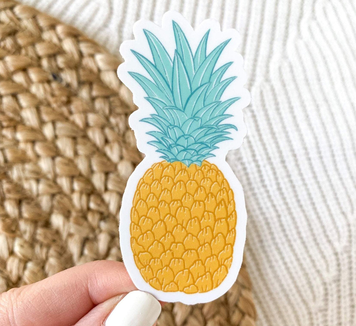Waterproof Vinyl Sticker, 3x1.25"
