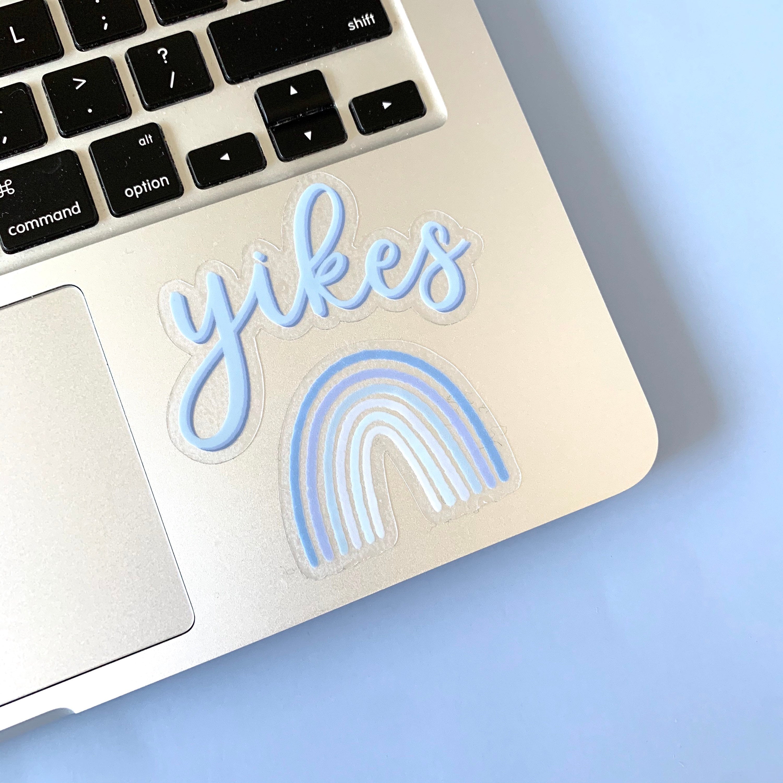 Clear Waterproof Vinyl Sticker, 2.5x2.5"