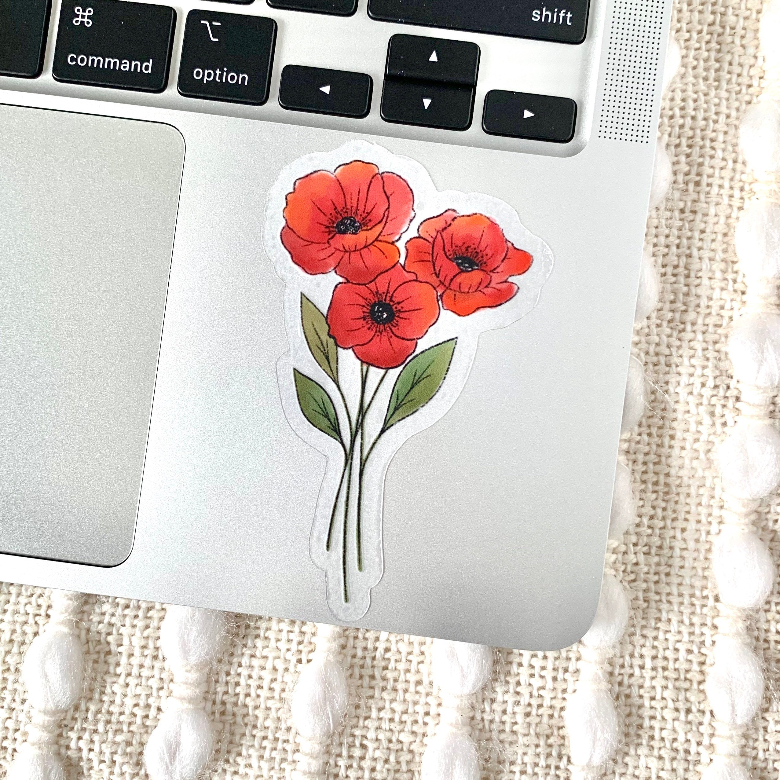 Clear Waterproof Vinyl Sticker, 3.5x2.25"