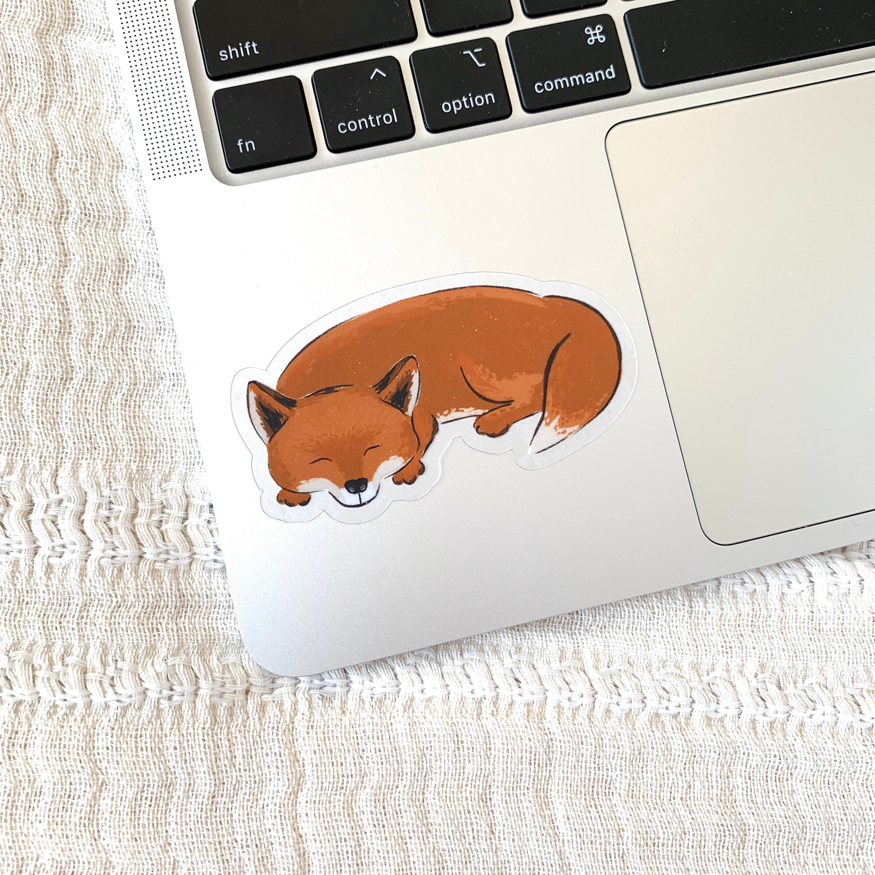 Clear Waterproof Vinyl Sticker, 3x1.75"
