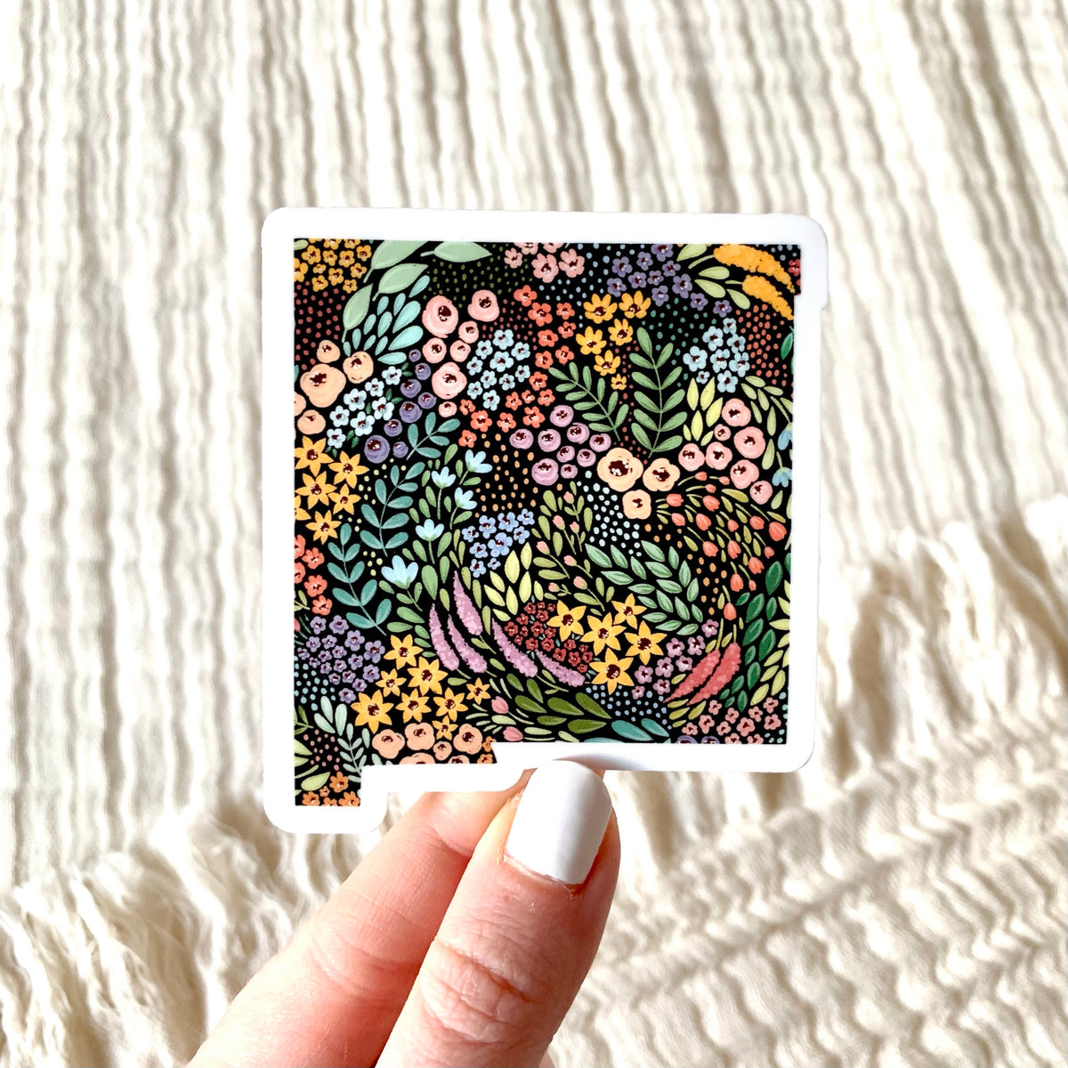 Waterproof Vinyl State Sticker, 3x2.75"