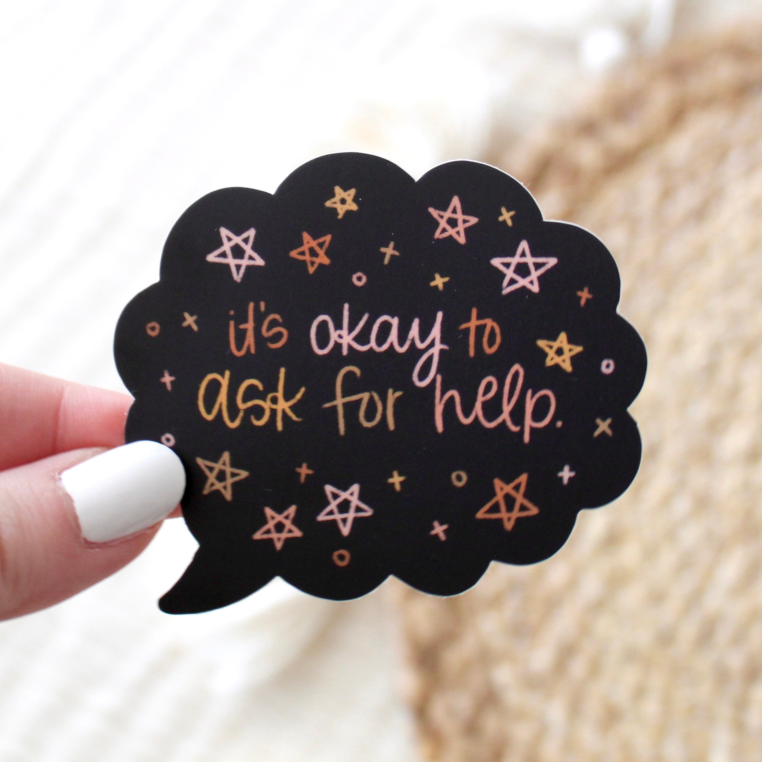 Waterproof Vinyl Sticker, 2.75x2.25"