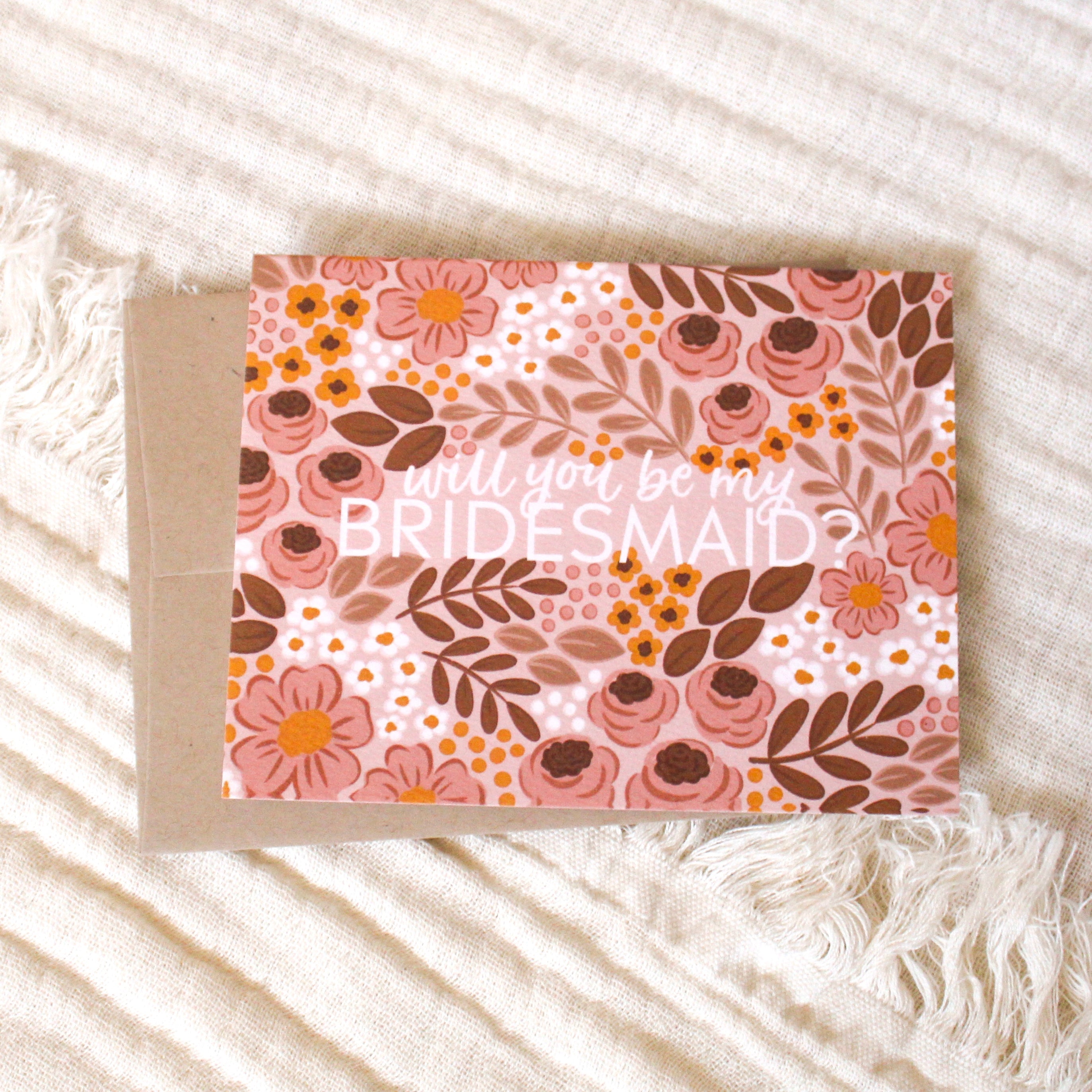 Set of 10 Bridesmaid Proposal Cards