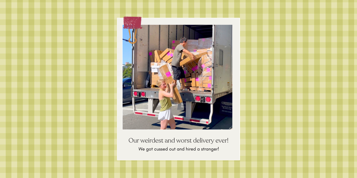 WE GOT CUSSED OUT AND HIRED A STRANGER - making this officially the WEIRDEST & WORST DELIVERY EVER