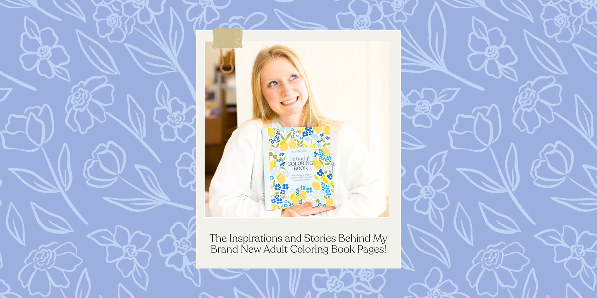 My NEW adult COLORING BOOK! Hear the inspo and stories behind my favorite pages!