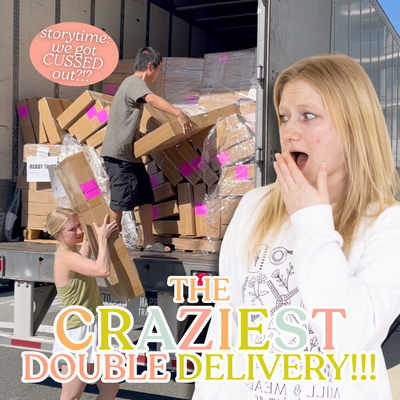 WE GOT CUSSED OUT AND HIRED A STRANGER - making this officially the WEIRDEST & WORST DELIVERY EVER