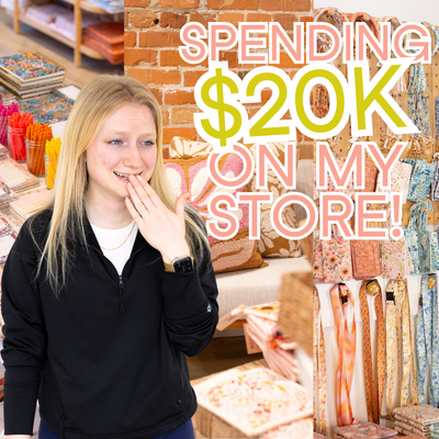 $20K of NEW PRODUCTS!! Watch me REDESIGN MY STATIONERY STORE to fit it all in!! DIML VLOG