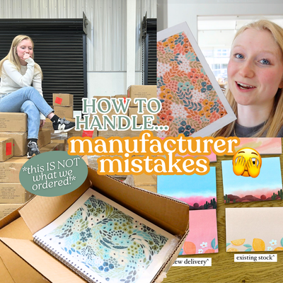 So Your Manufacturer Messed Up: How to handle a product misprint - and who pays!