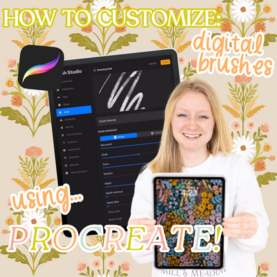 How to PERFECT your Procreate Brushes: see the customizations I use in my multi-million dollar biz!!