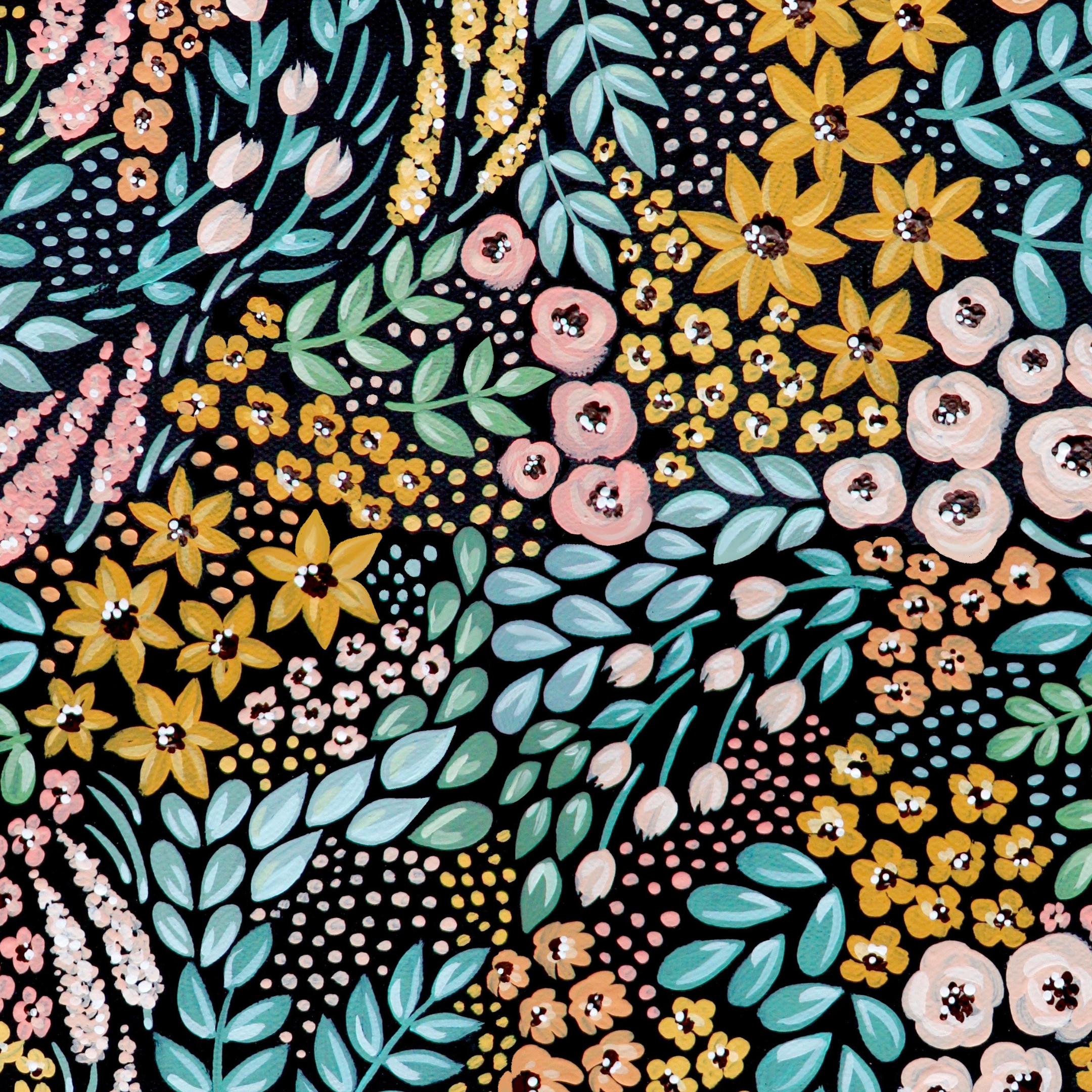 Black Floral