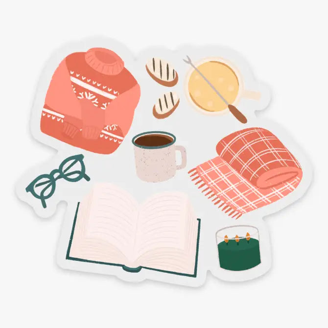 Clear Waterproof Vinyl Sticker 3x2.5"