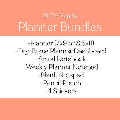 2026 Yearly Planner Bundle