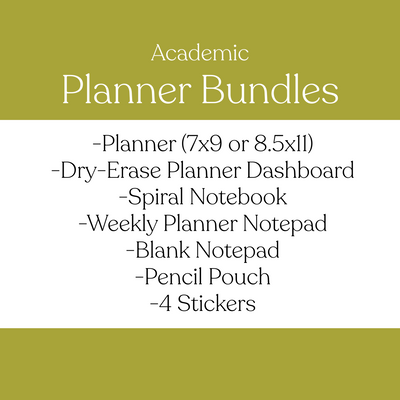 2025-2026 Academic Planner Bundle