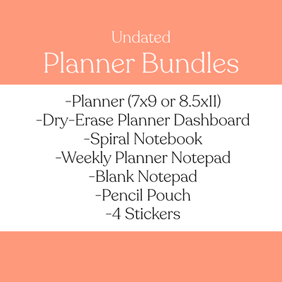 Undated Planner Bundle