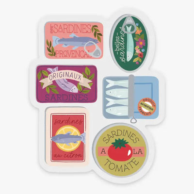 Clear Waterproof Vinyl Sticker 2.3x3"