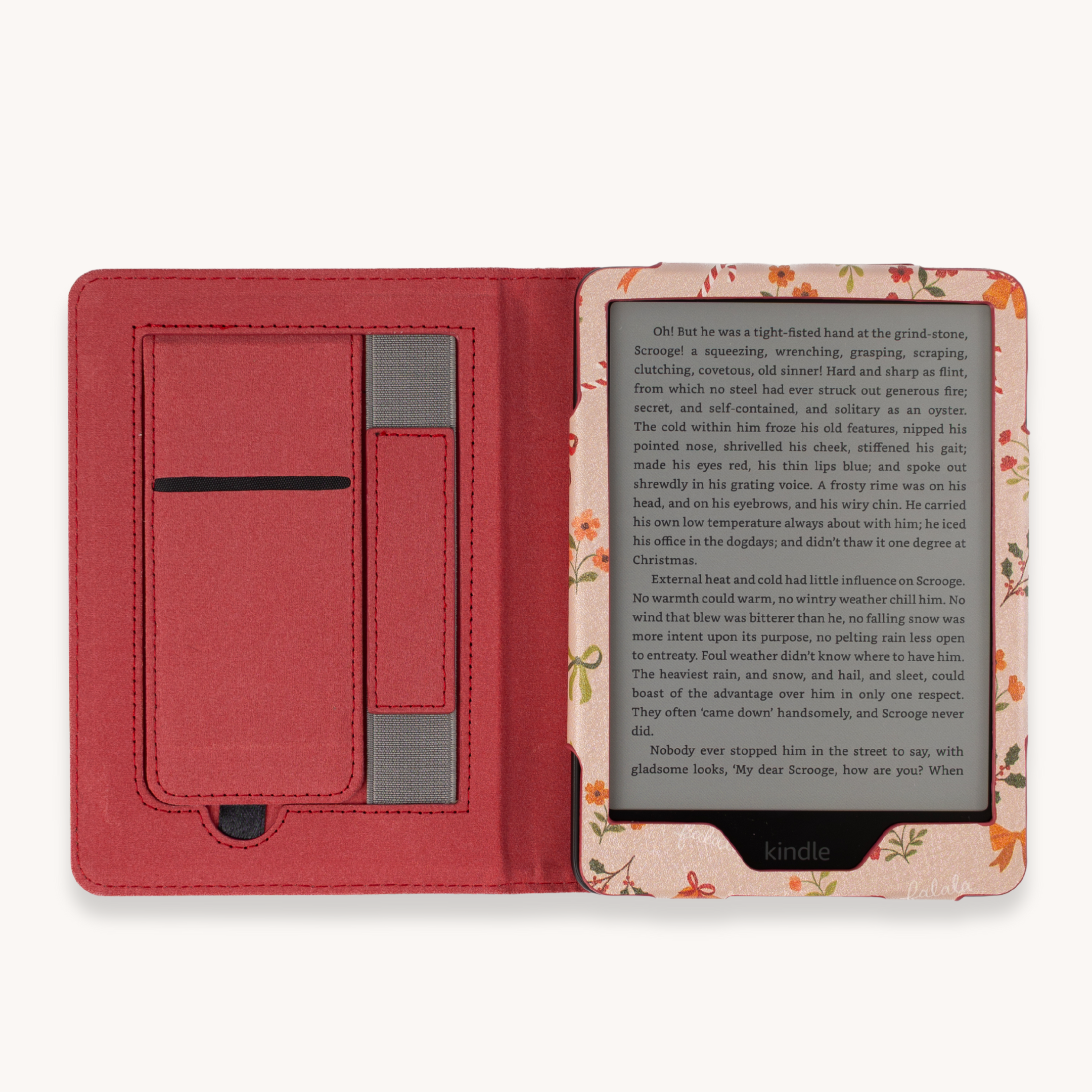 Kindle Case (Left Sided Stretch Hand Strap)