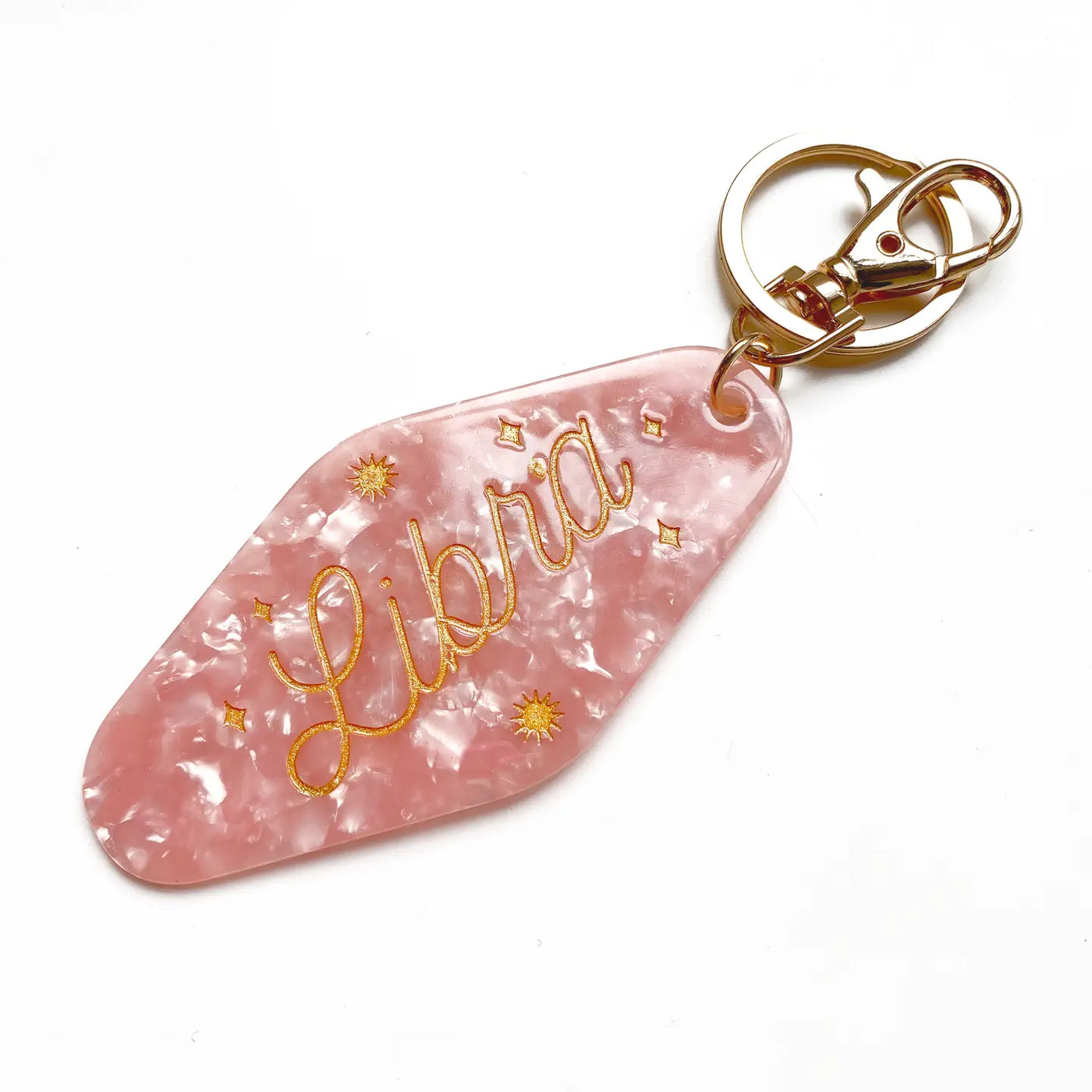 Libra Horoscope Motel Keychain