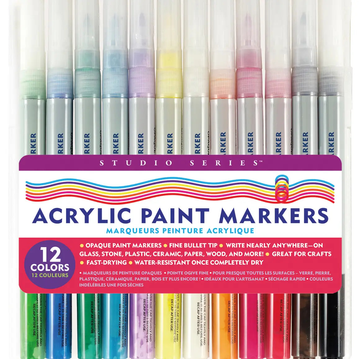 Studio Series Acrylic Paint Marker Set (12-piece Set)