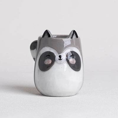 Apa la Papa Ceramic Animal Planter - Raccoon