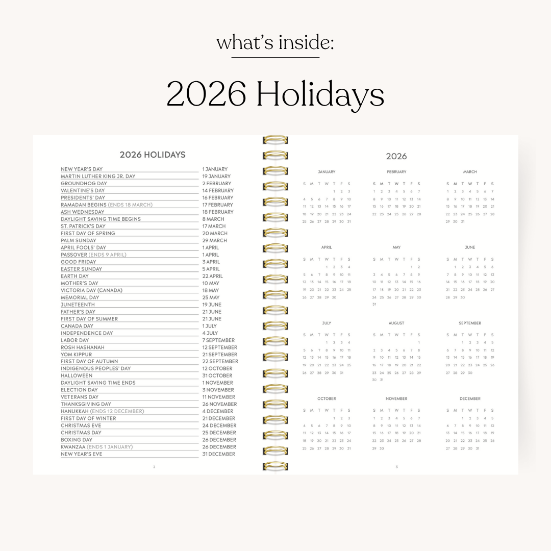 2026 Yearly Planner PREORDER SHIPS EARLY SEPTEMBER