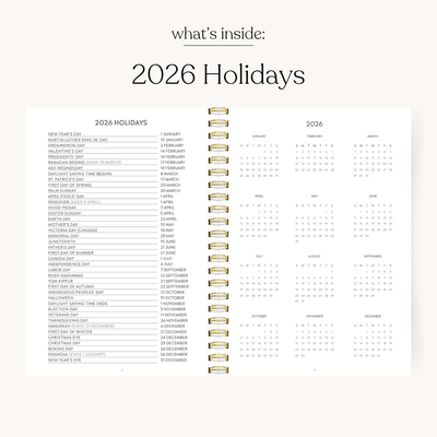 2026 Yearly Planner PREORDER SHIPS EARLY SEPTEMBER