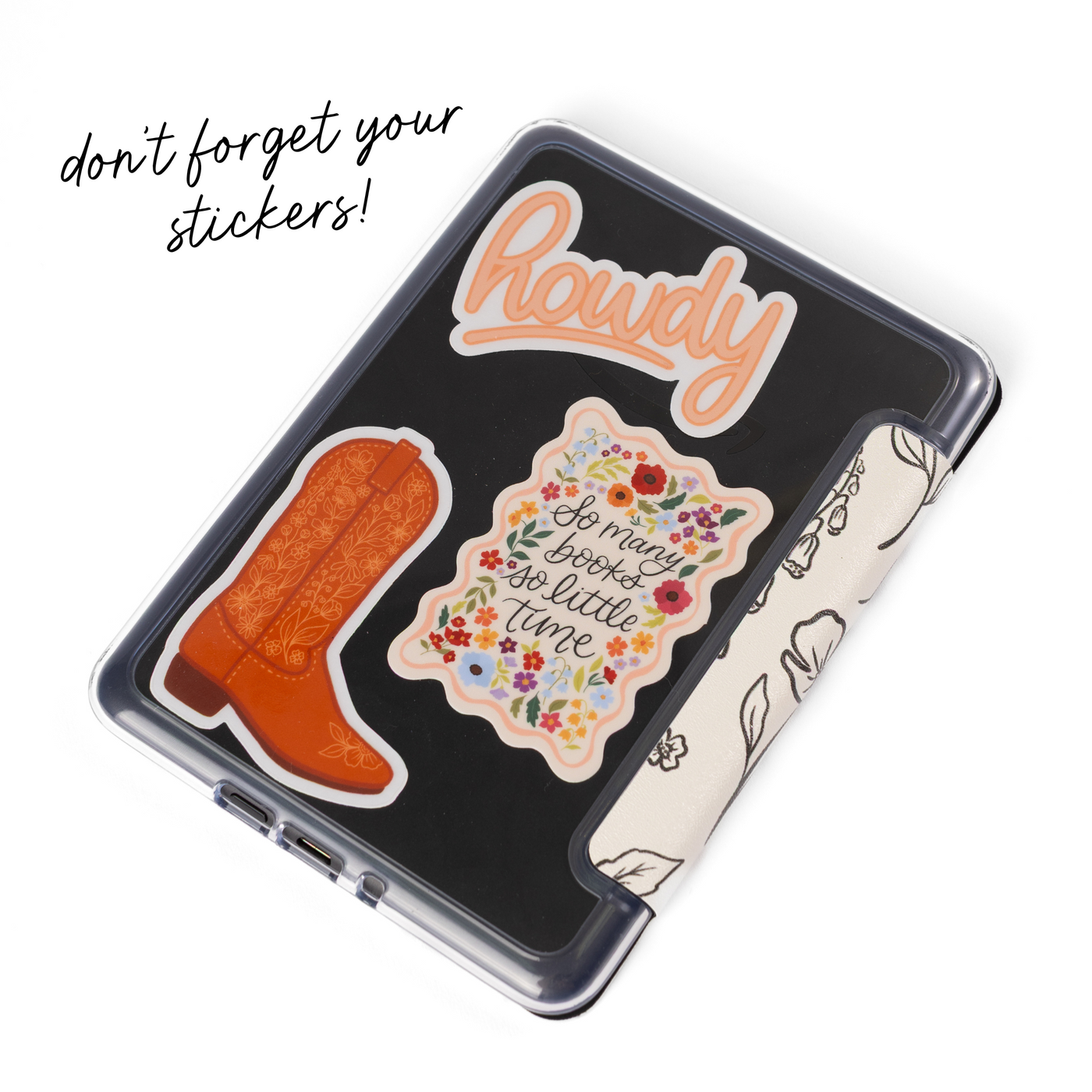 Clear Back Kindle Case
