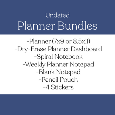 Undated Planner Bundle