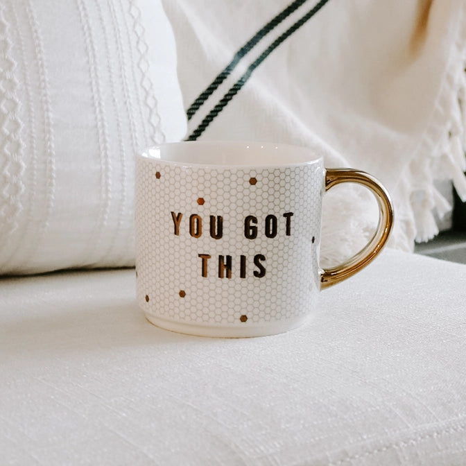 You Got This Gold Tile Mug