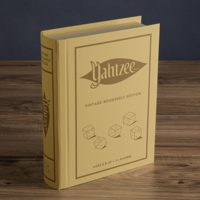 Vintage Bookshelf Game -Yahtzee