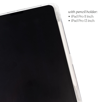 Imperfect Clear Back iPad Case