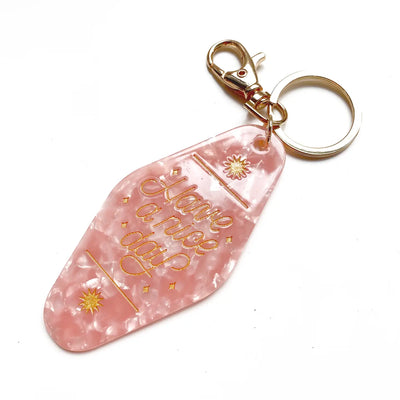 Libra Horoscope Motel Keychain