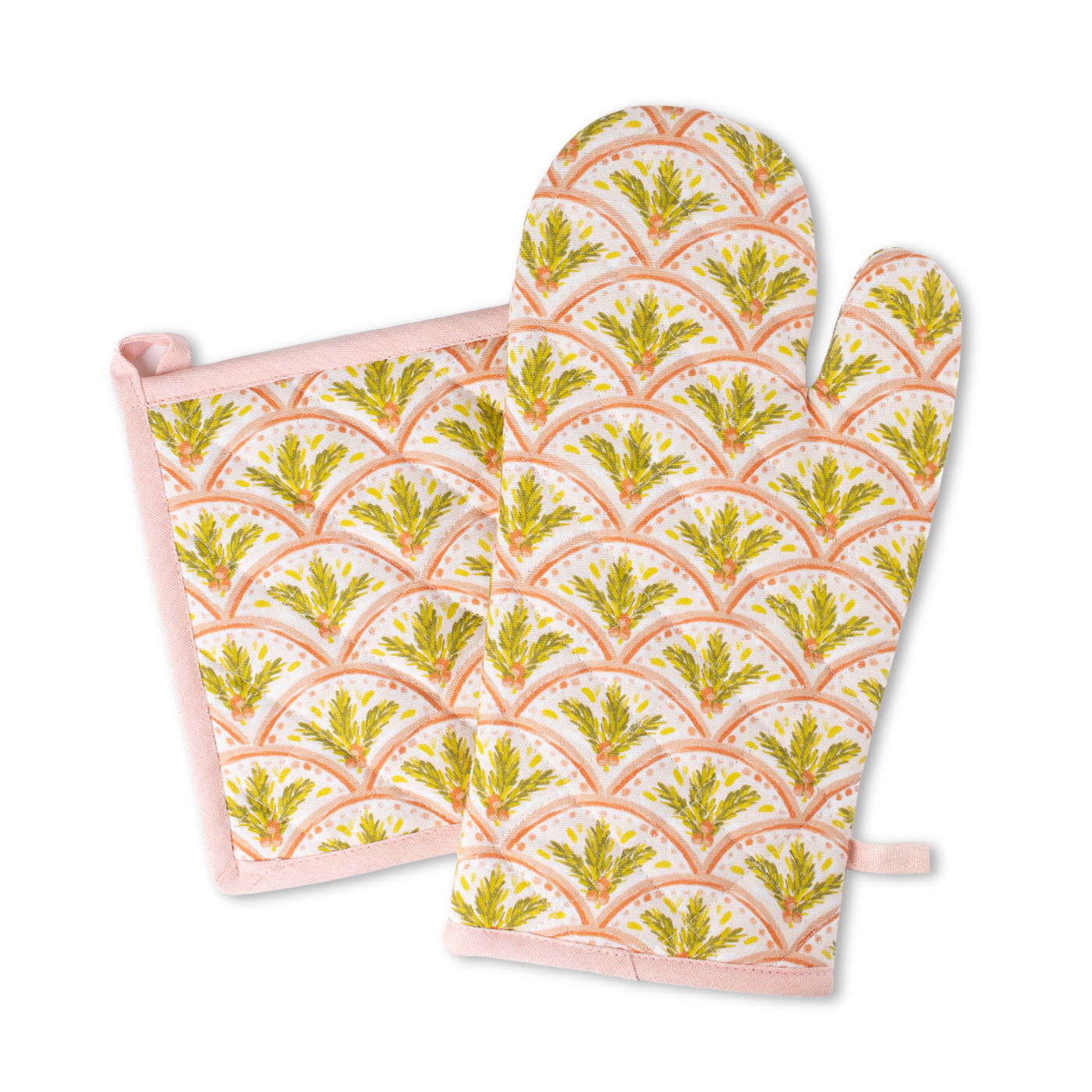 Oven Mitt + Pot Holder Set