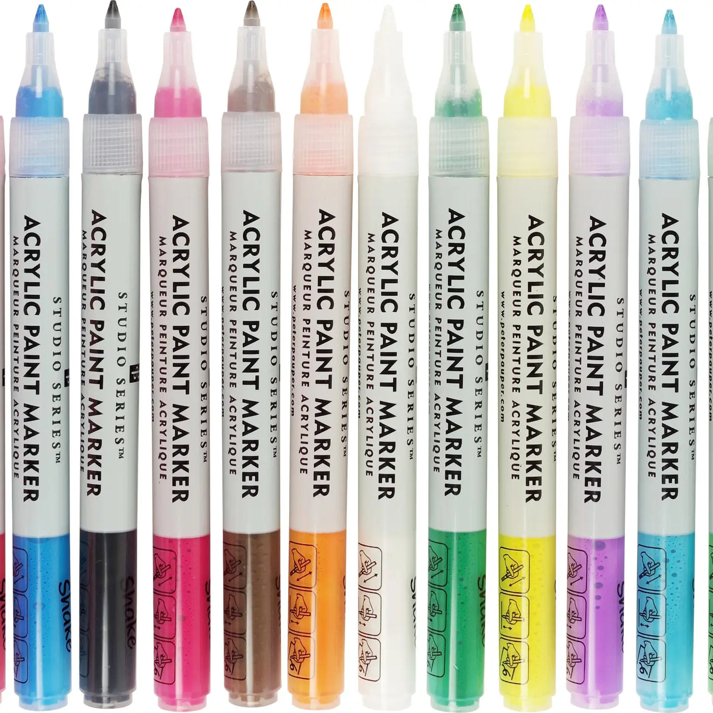 Studio Series Acrylic Paint Marker Set (12-piece Set)