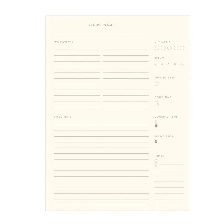 Only the Best Striped Recipe Book