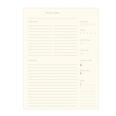 Only the Best Striped Recipe Book