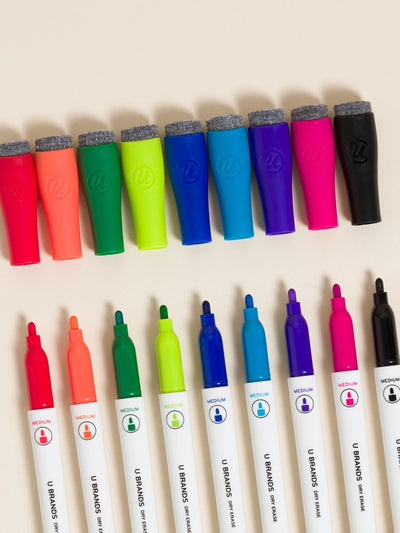 U Brands Dry Erase Markers, Set of 10