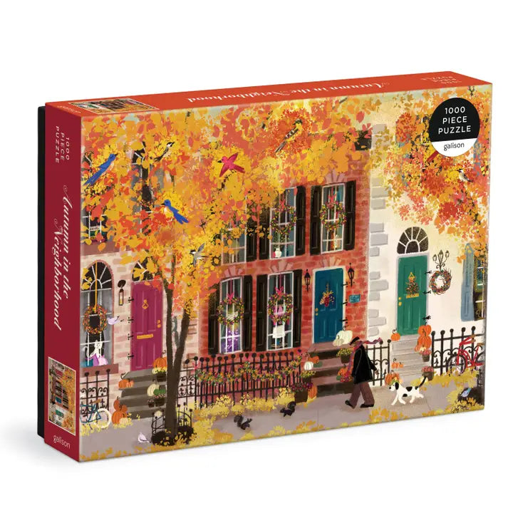 Autumn in the Neighborhood 1000 Piece Puzzle