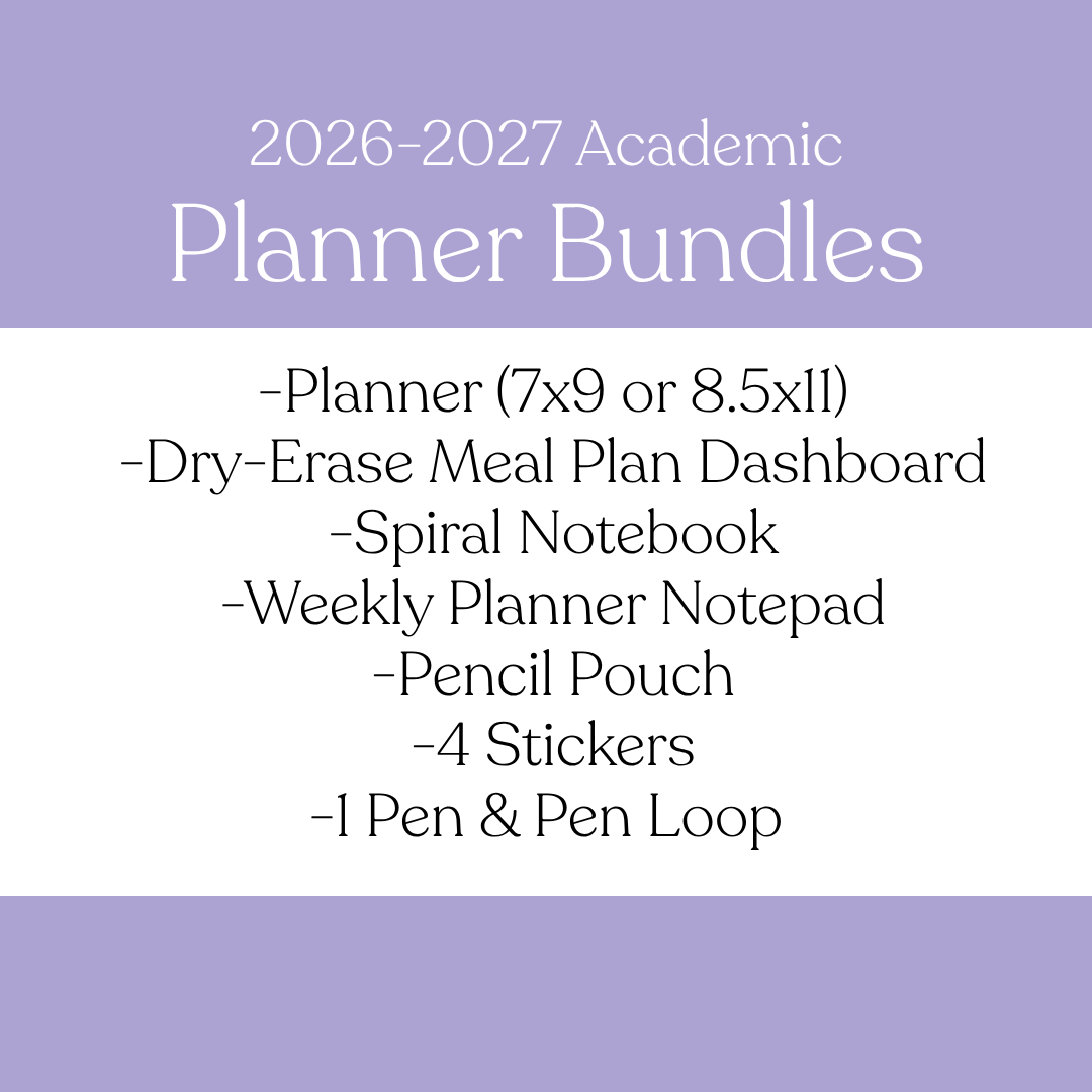 2026-2027 Academic Planner Bundle