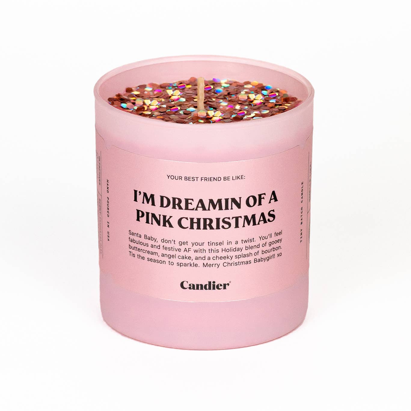 I'm Dreaming of A Pink Christmas Candle