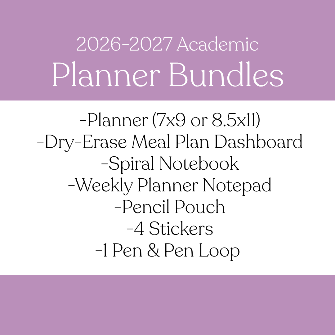 2026-2027 Academic Planner Bundle