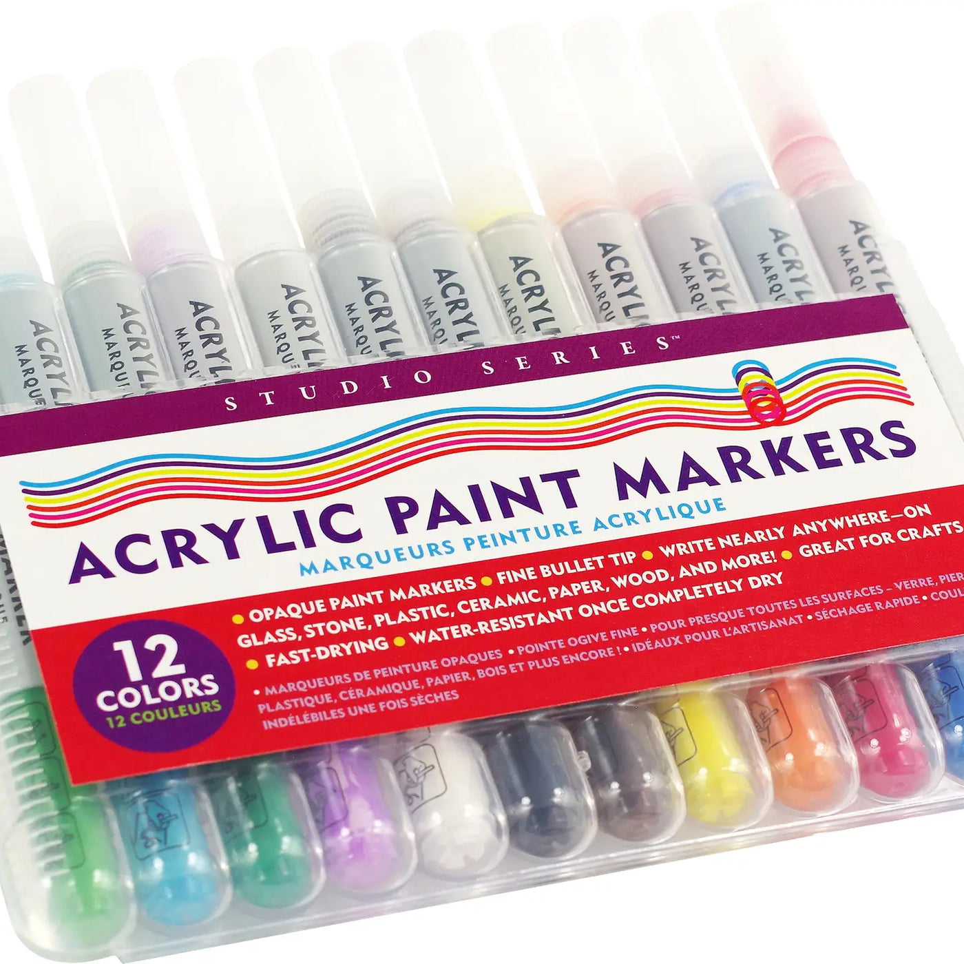 Studio Series Acrylic Paint Marker Set (12-piece Set)